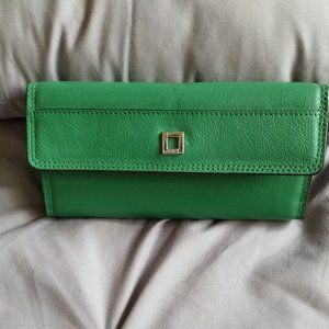 Trifold RFID Leather Wallet/Checkbook